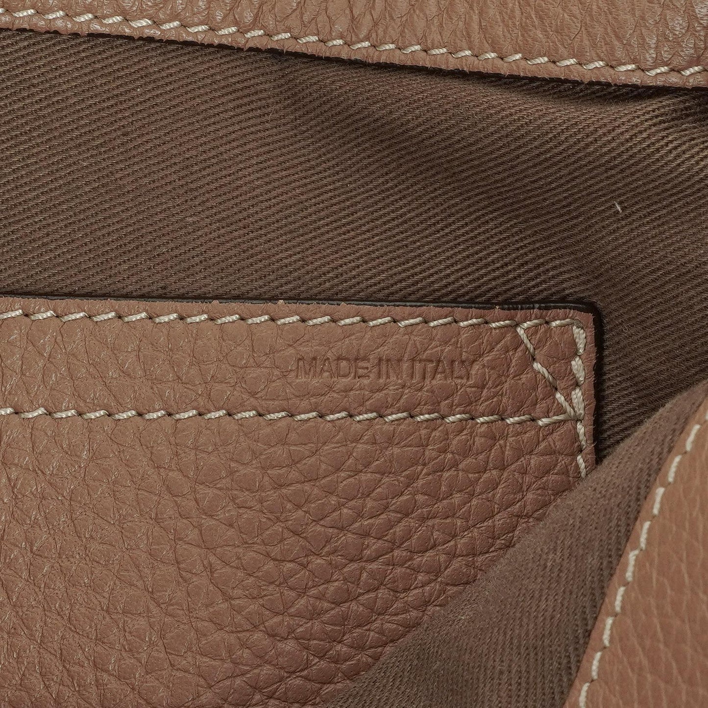 Chloe Marcie Schultertasche aus braunem Leder