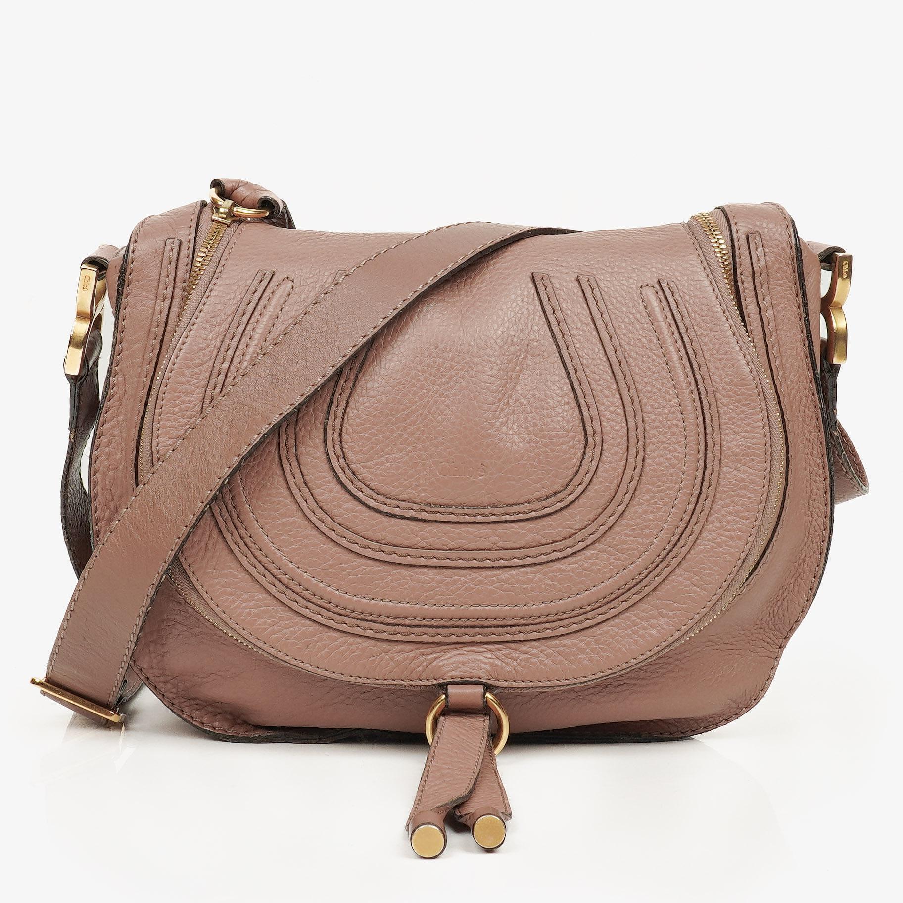Chloé Marcie Tasche aus genarbtem Leder