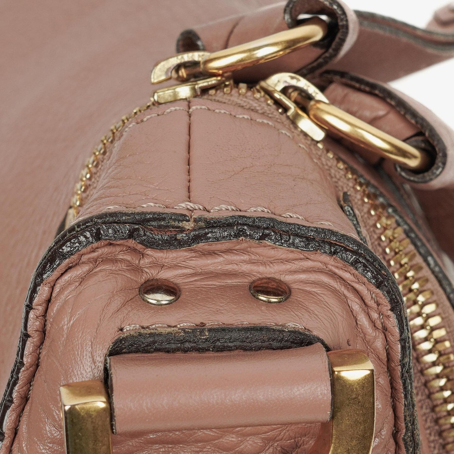 Chloé Marcie Tasche aus genarbtem Leder