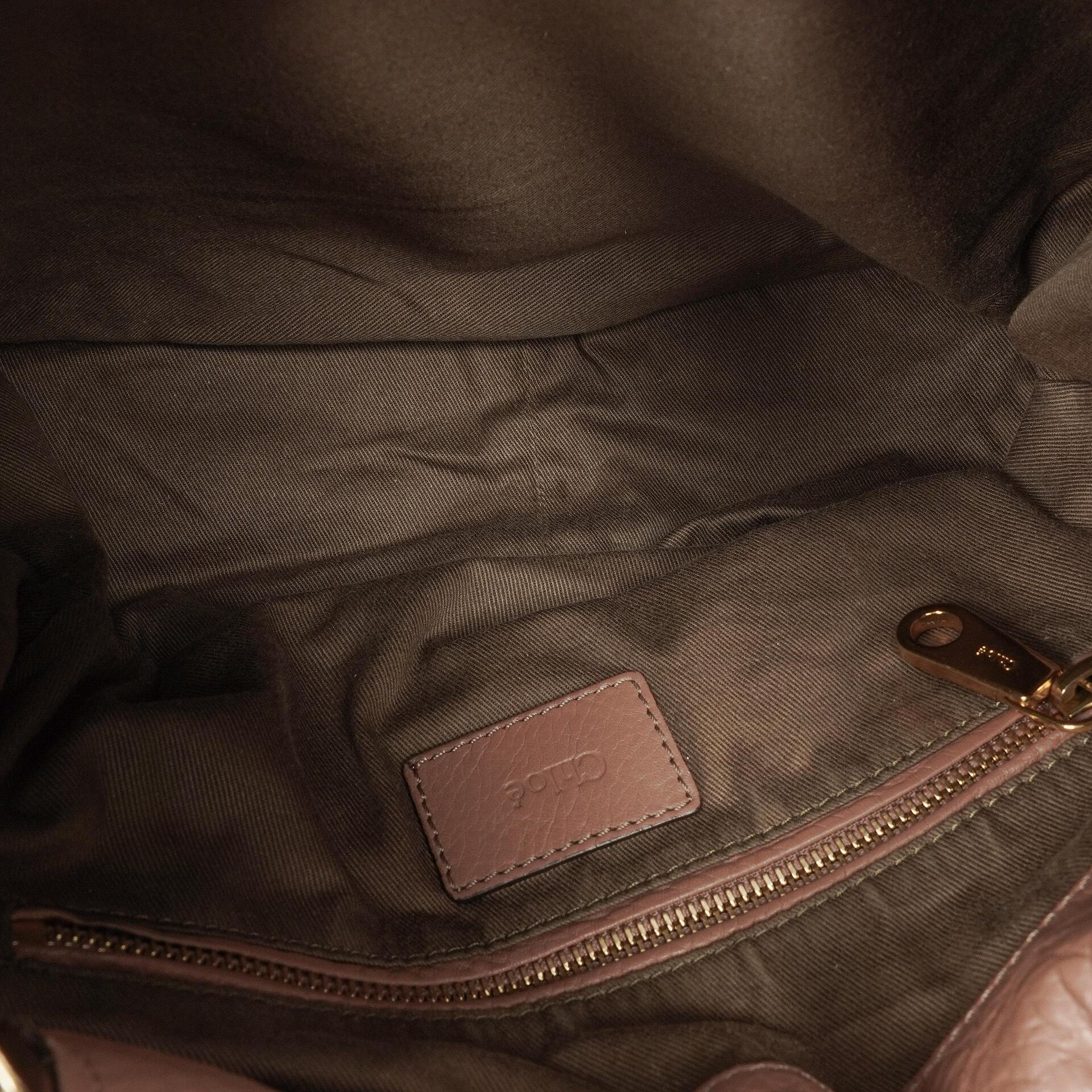 Chloé Marcie Tasche aus genarbtem Leder