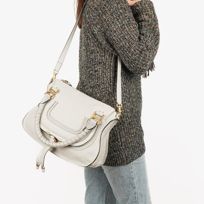 Chloe Marcie Leder Handgriff Schultertasche