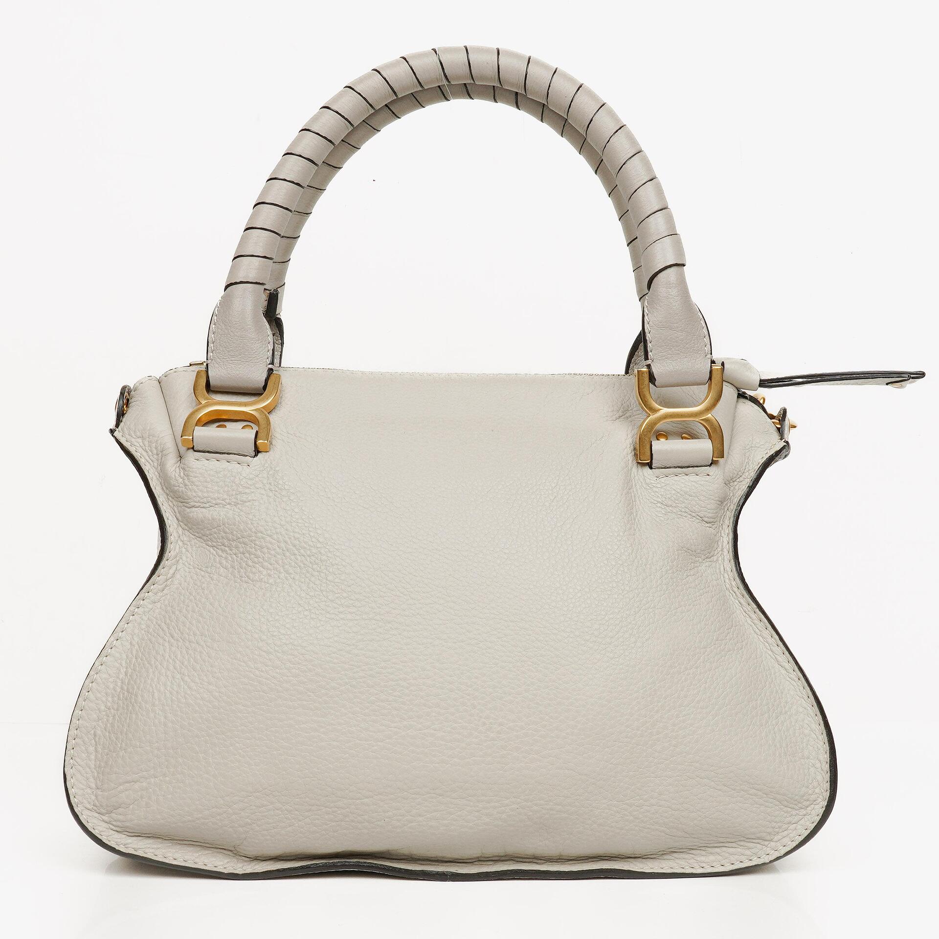 Chloe Marcie Leder Handgriff Schultertasche