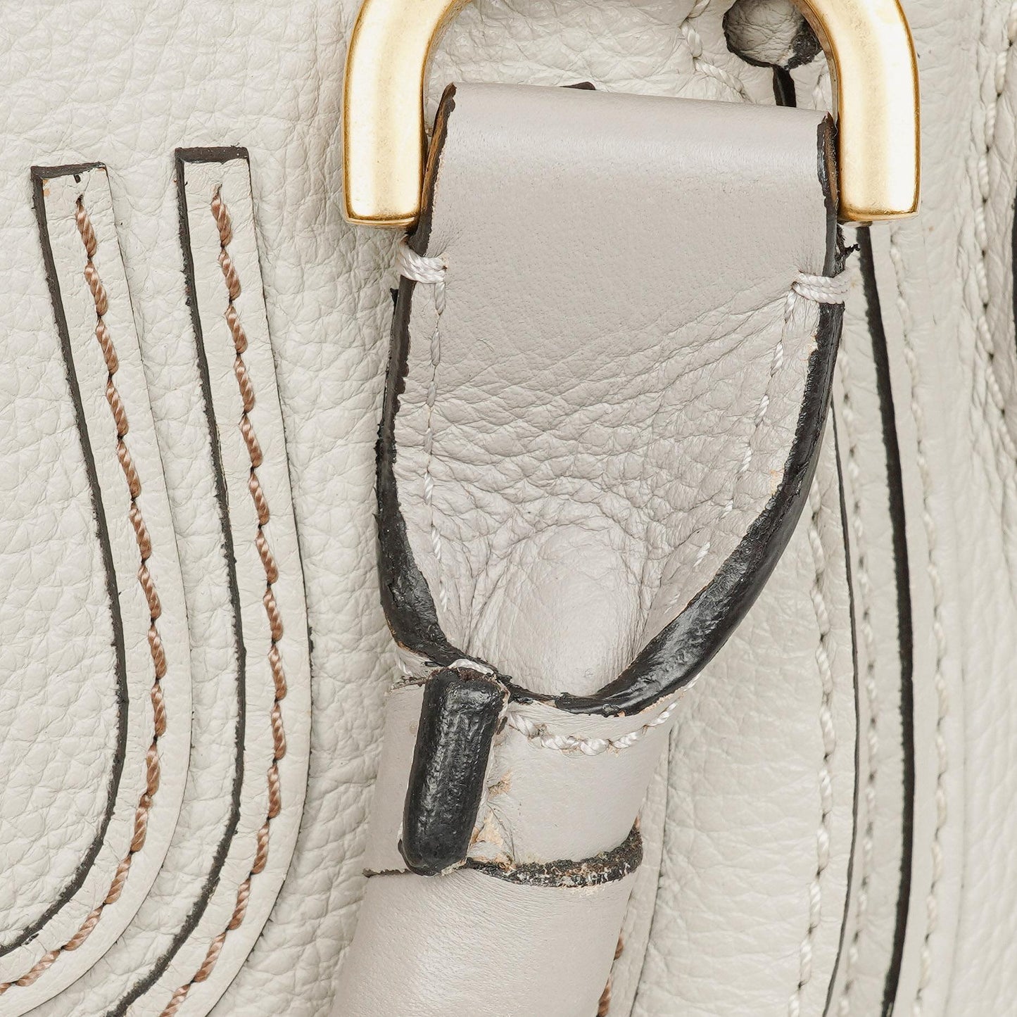 Chloe Marcie Leder Handgriff Schultertasche