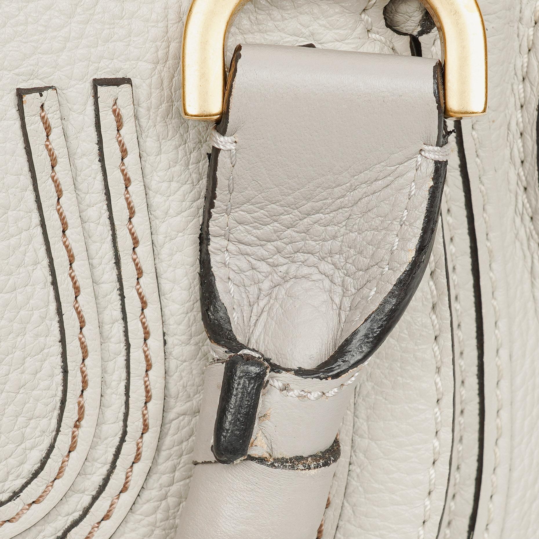 Chloe Marcie Leder Handgriff Schultertasche