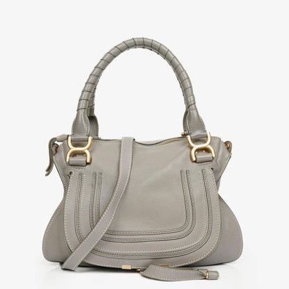 Chloé Marcie Handtasche aus Leder mit Tragegriff und Schulterriemen