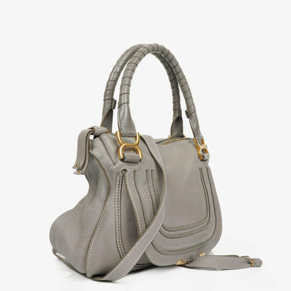 Chloé Marcie Handtasche aus Leder mit Tragegriff und Schulterriemen