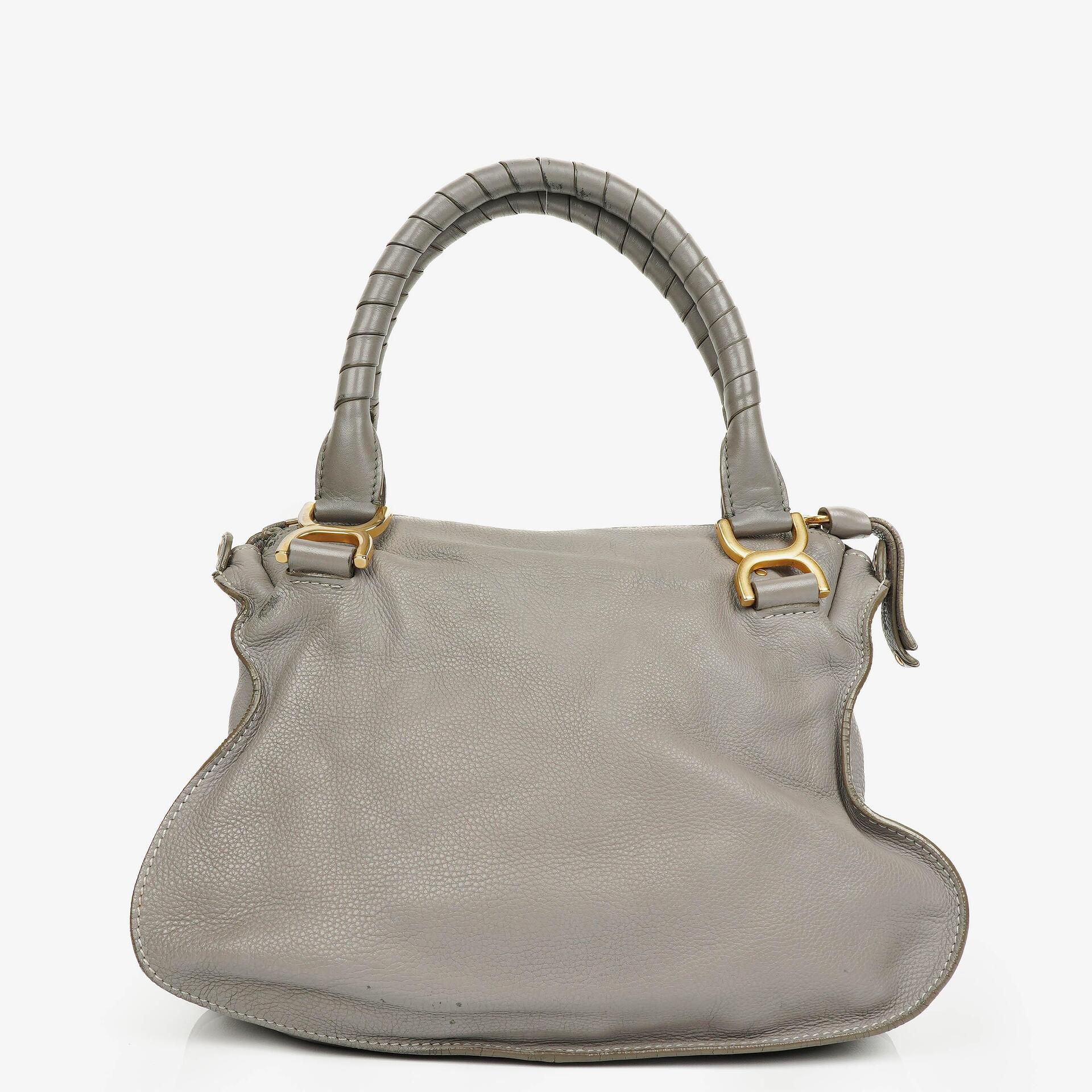 Chloé Marcie Handtasche aus Leder mit Tragegriff und Schulterriemen
