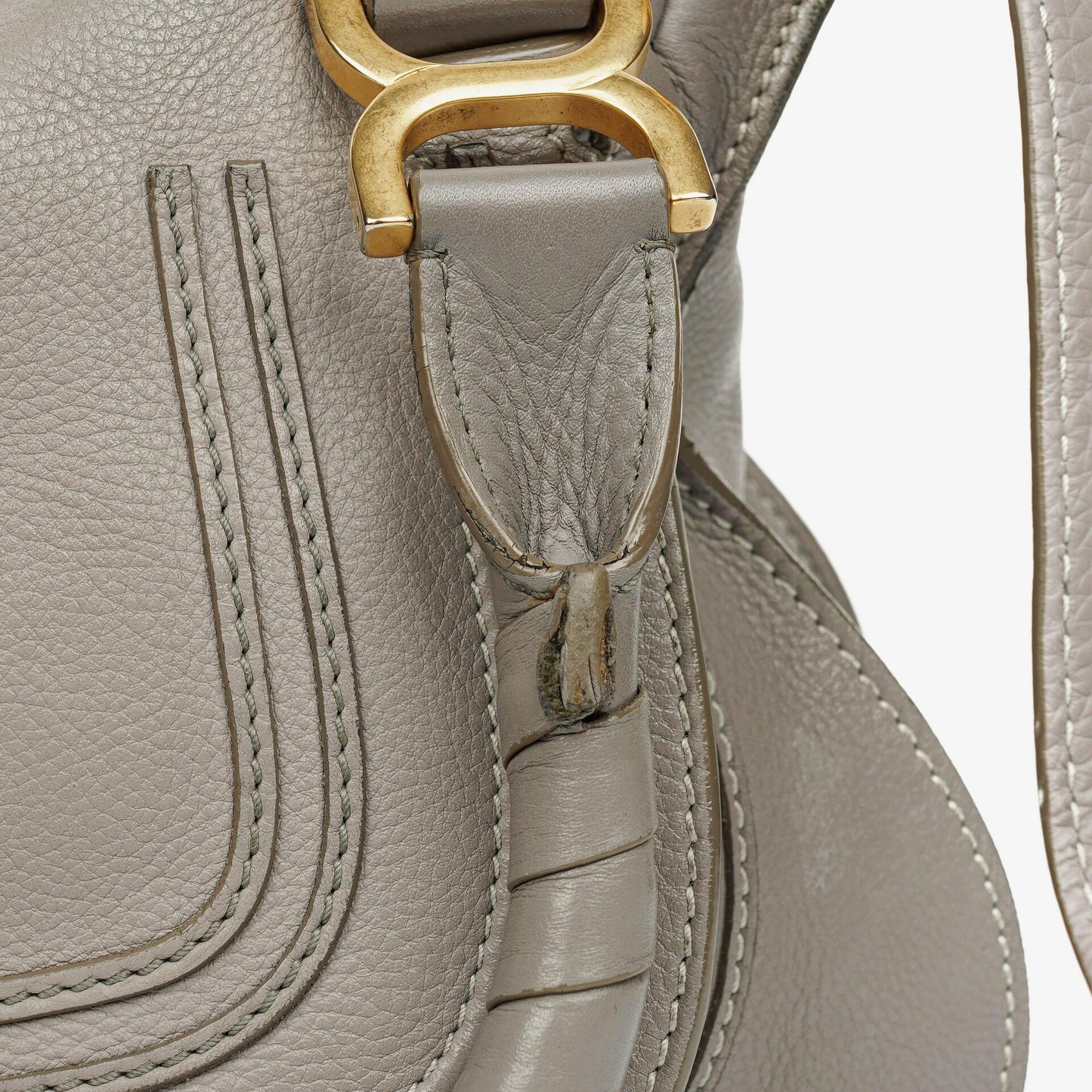 Chloé Marcie Handtasche aus Leder mit Tragegriff und Schulterriemen
