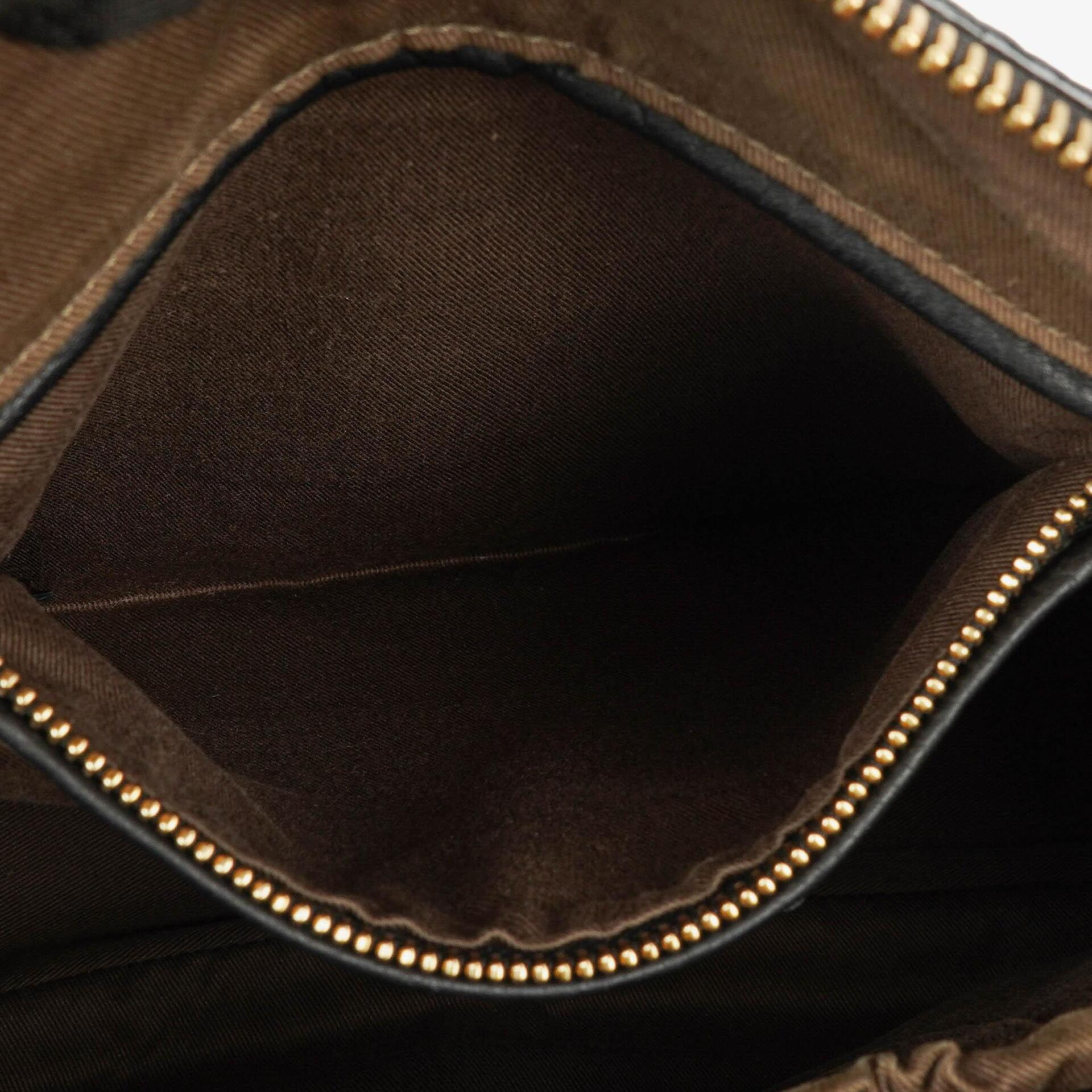 Chloé Marcie Satchel Medium aus schwarzem Leder