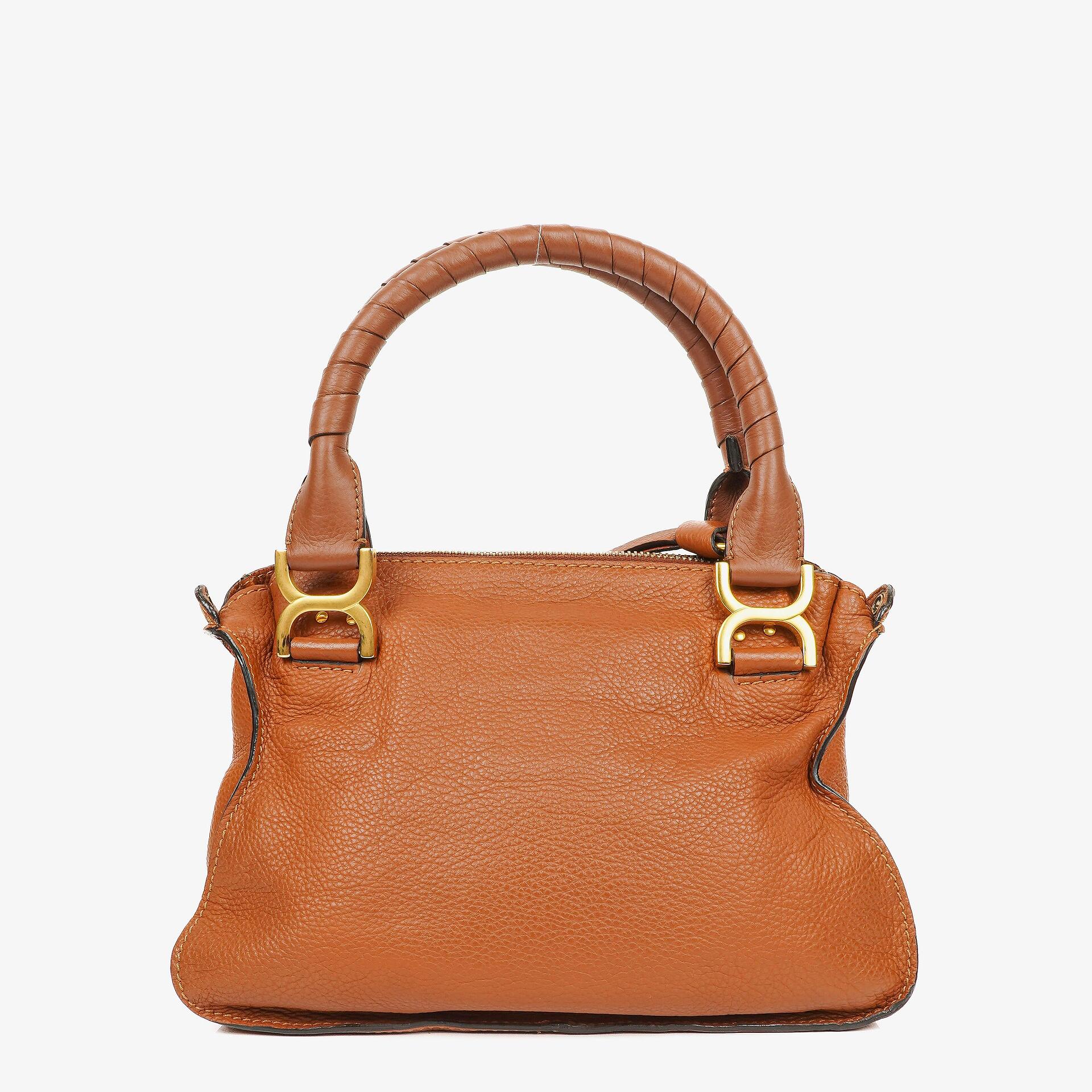 Chloe Marcie Medium Braune Leder Satchel