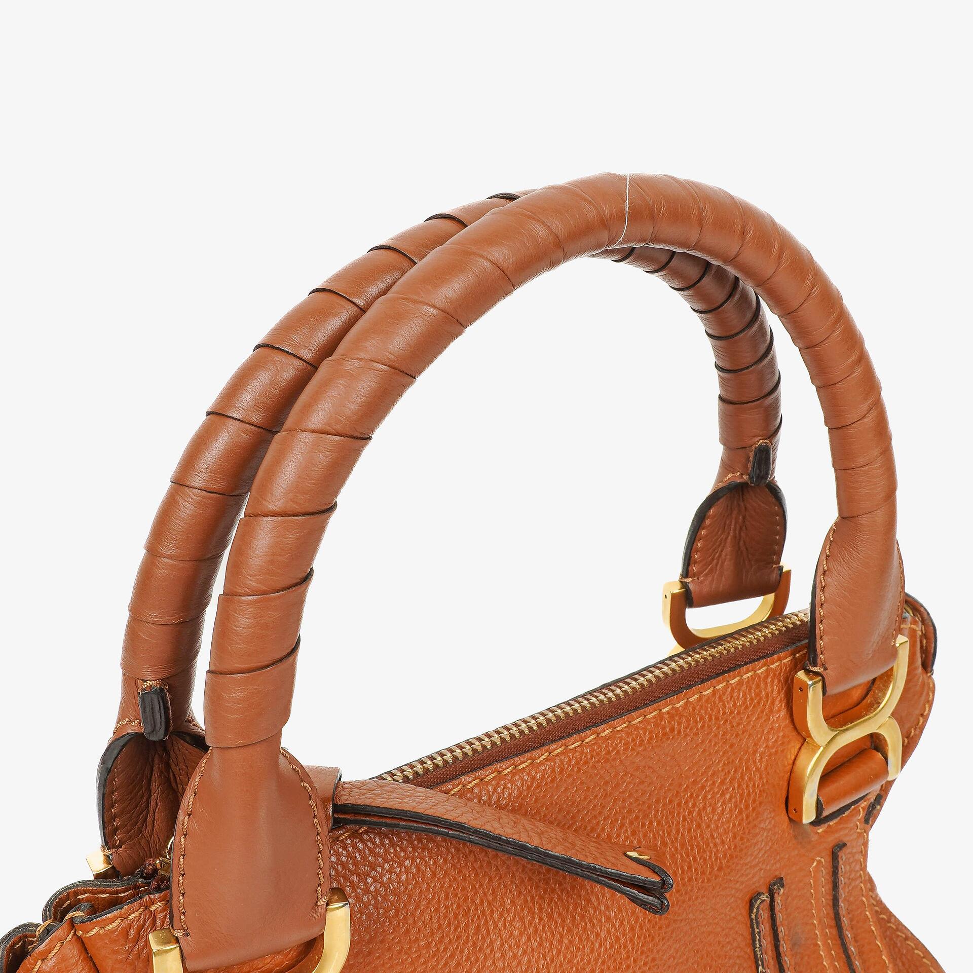 Chloe Marcie Medium Braune Leder Satchel