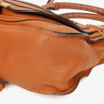 Chloe Marcie Medium Braune Leder Satchel