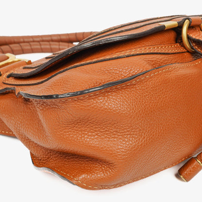 Chloe Marcie Medium Braune Leder Satchel