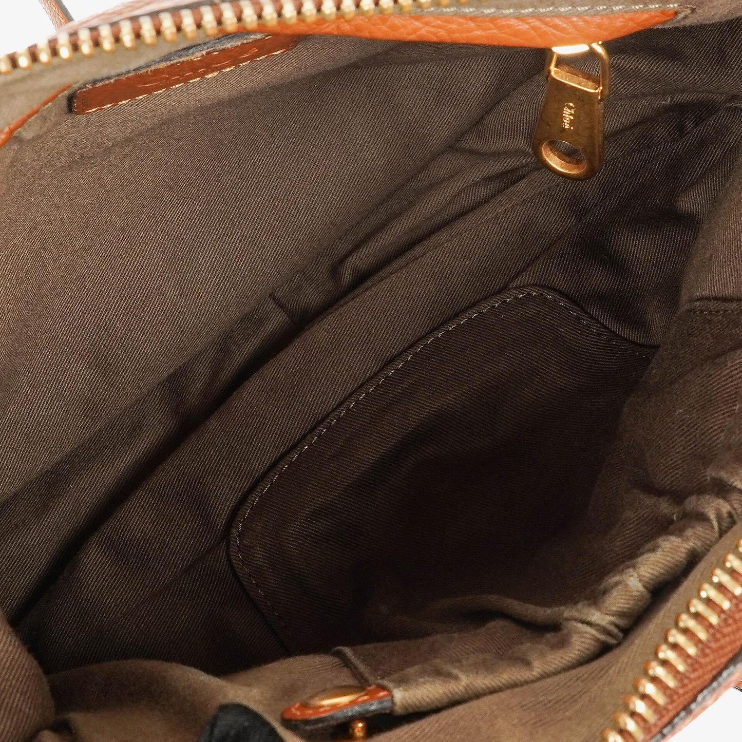 Chloe Marcie Medium Braune Leder Satchel