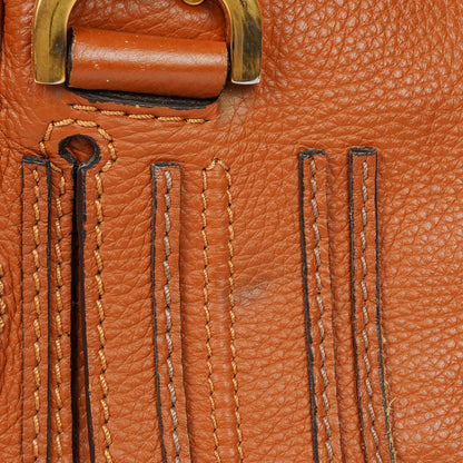 Chloe Marcie Medium Braune Leder Satchel