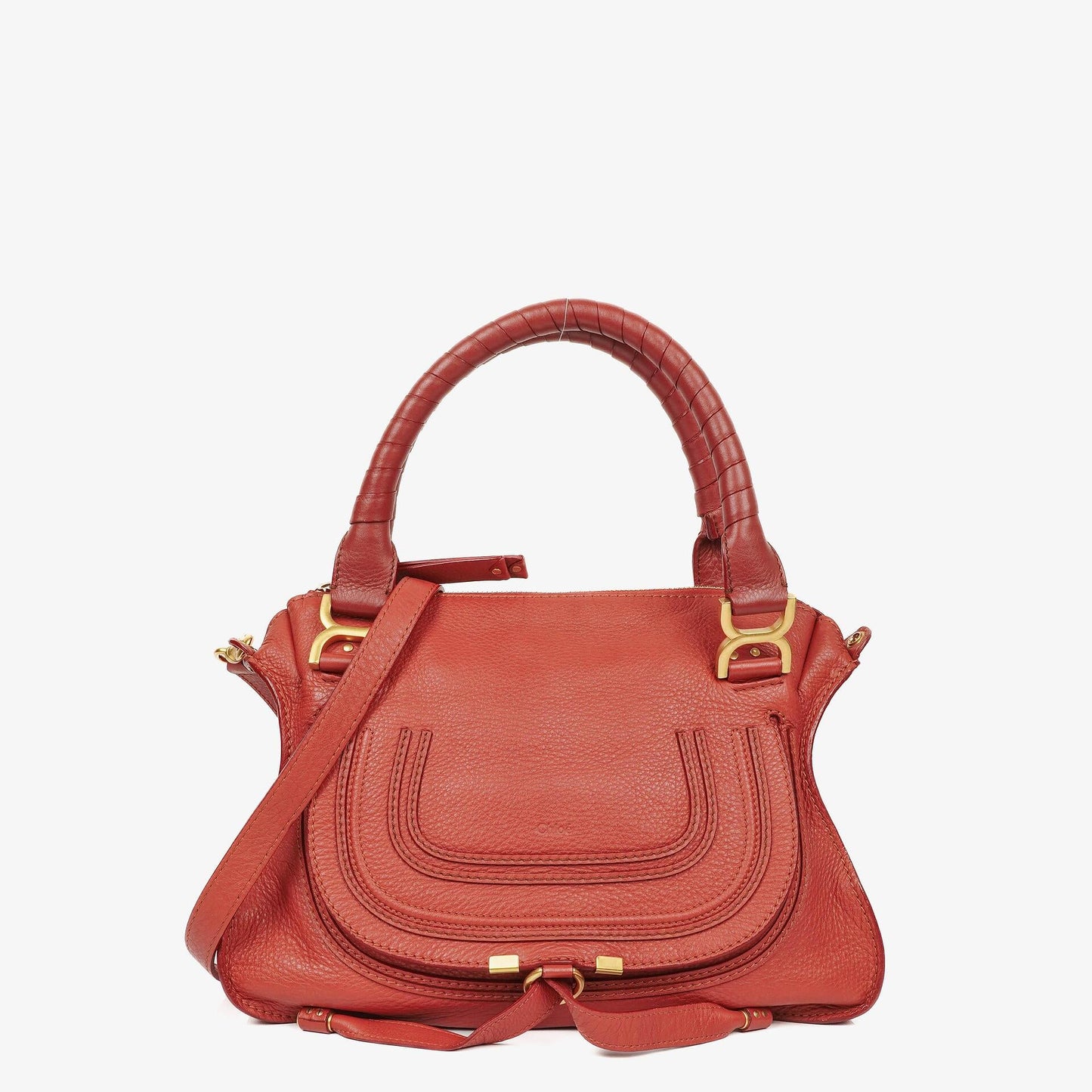Chloé Marcie Medium Satchel aus Leder