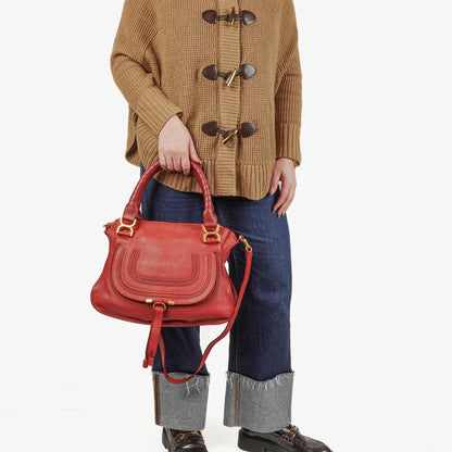 Chloé Marcie Medium Satchel aus Leder