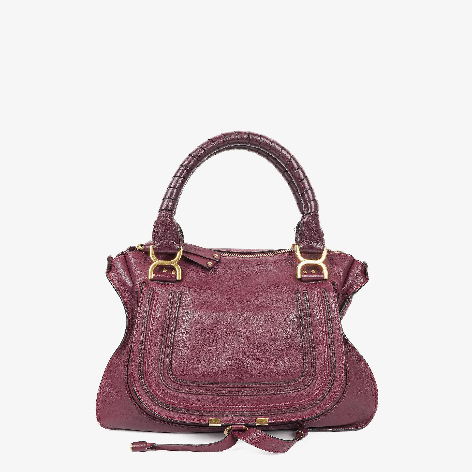 Chloé Marcie Medium Satchel aus Leder