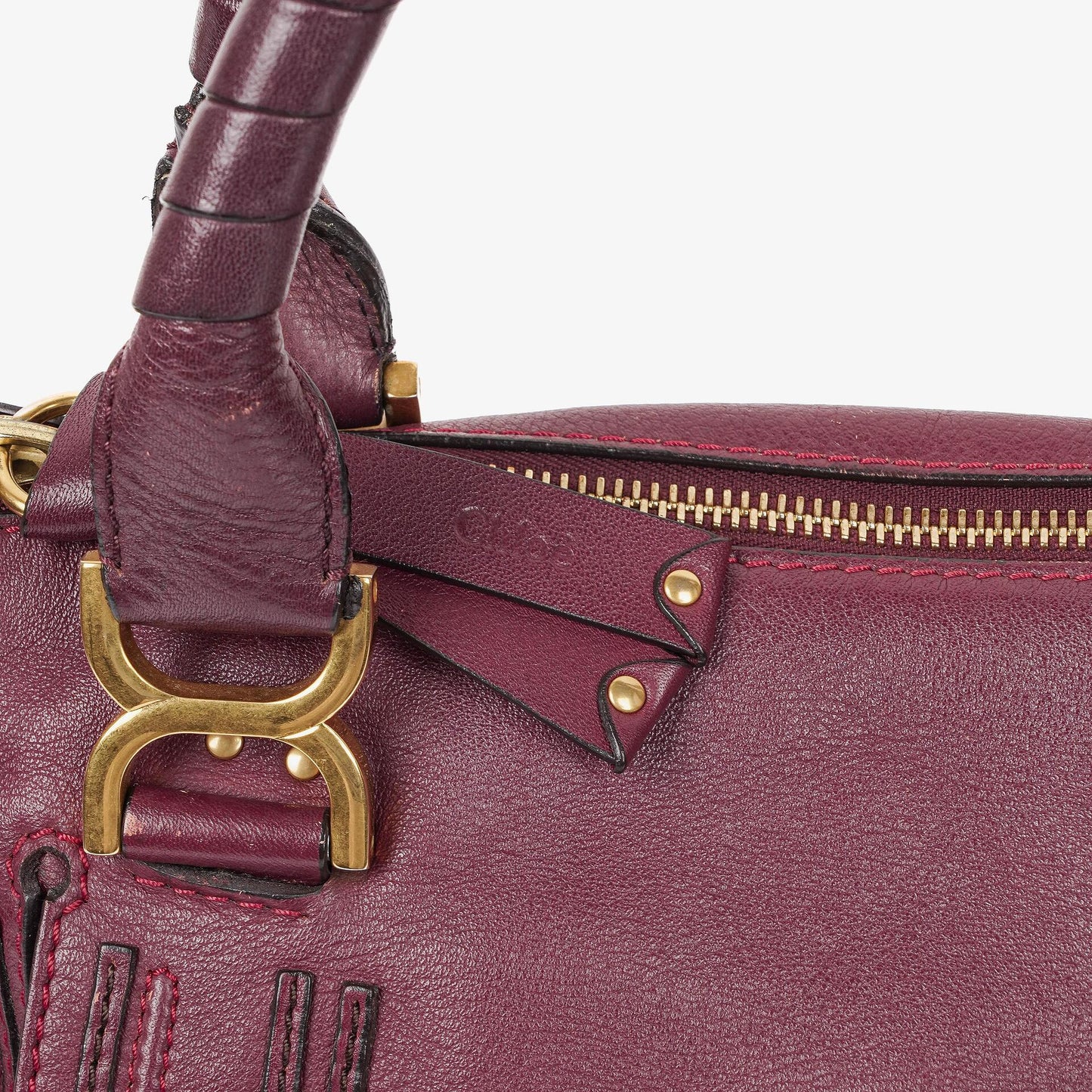 Chloé Marcie Medium Satchel aus Leder