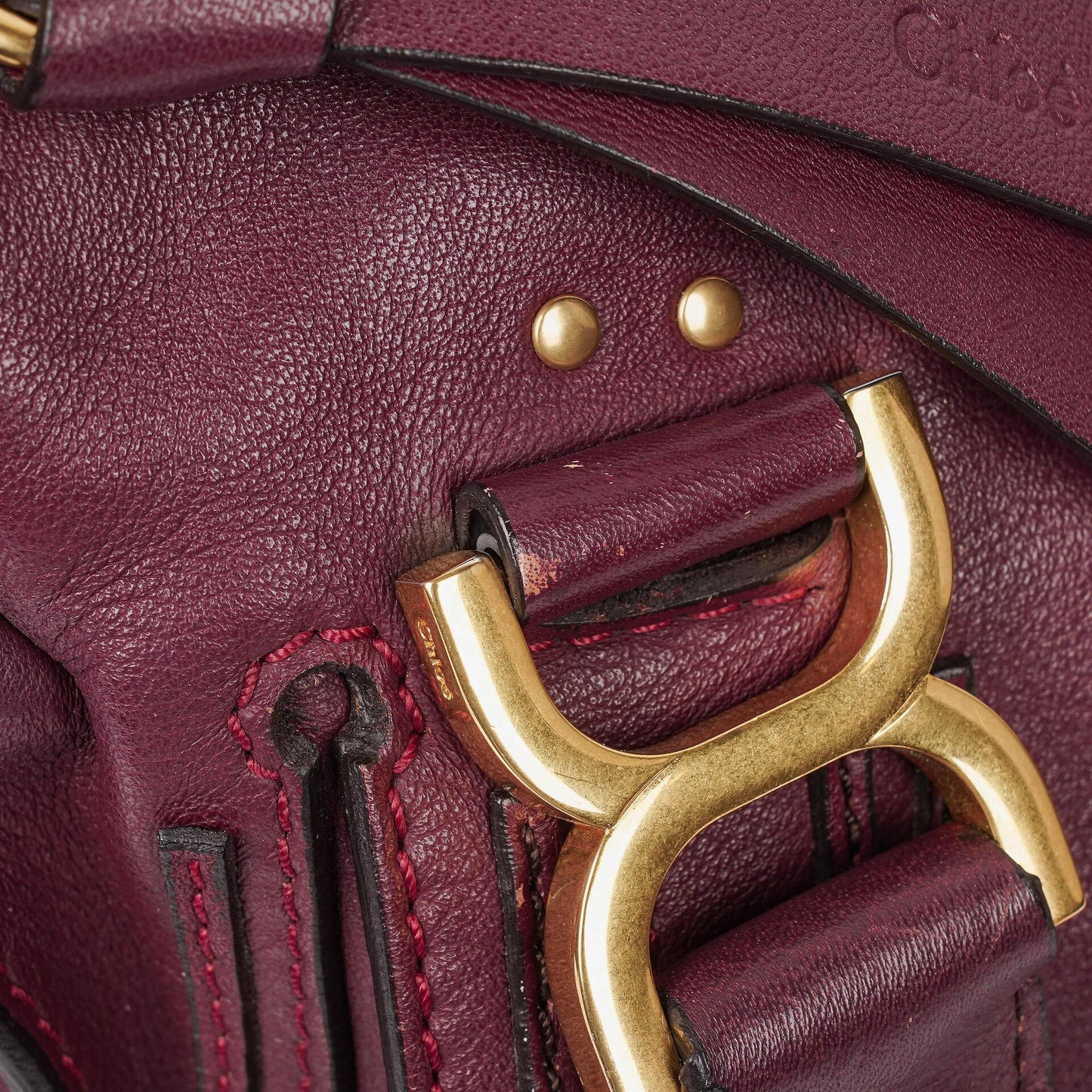 Chloé Marcie Medium Satchel aus Leder