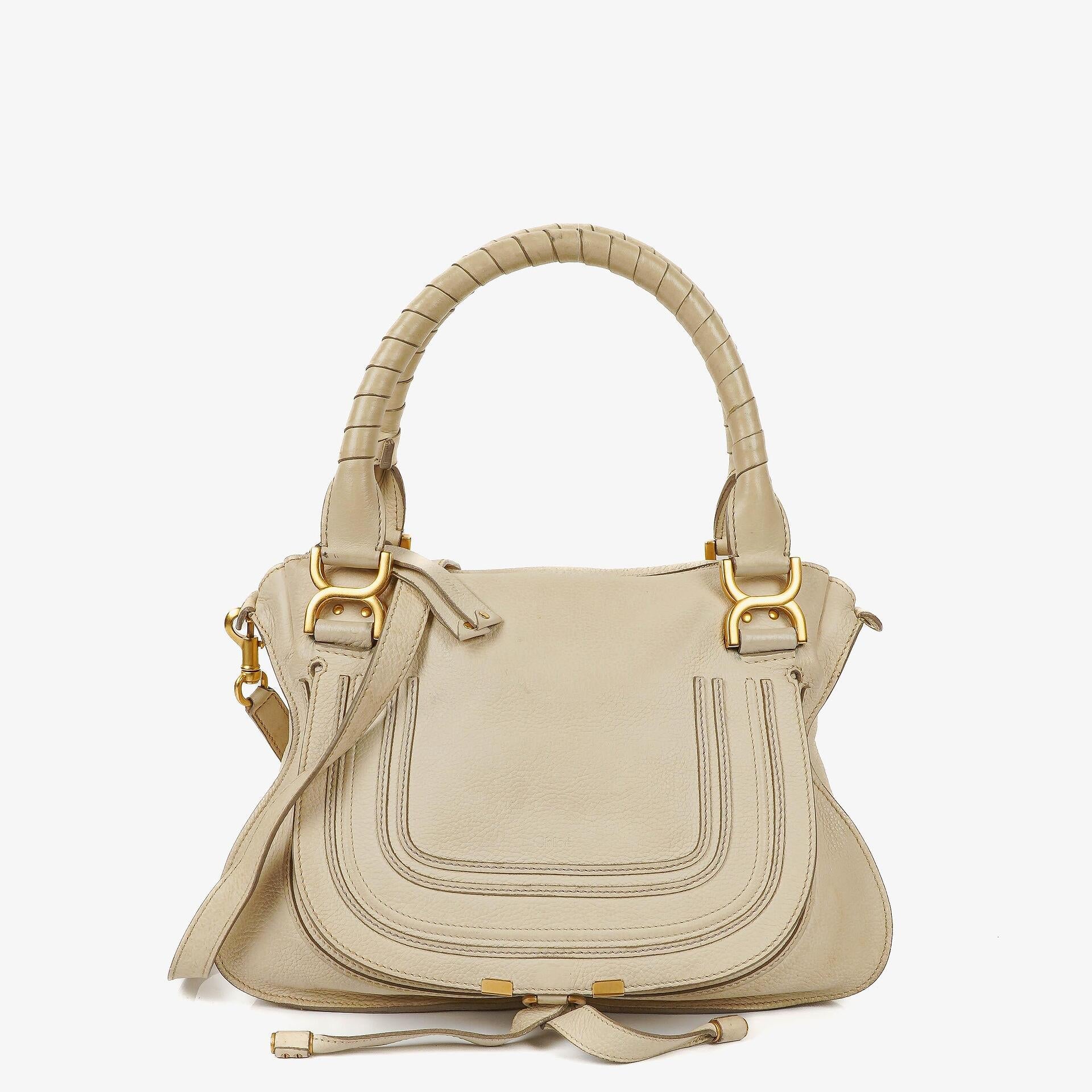 Chloé Marcie Medium Satchel aus Leder