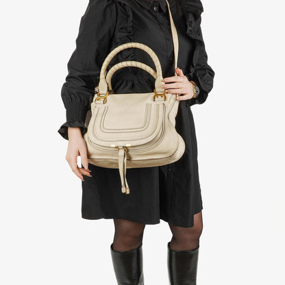 Chloé Marcie Medium Satchel aus Leder