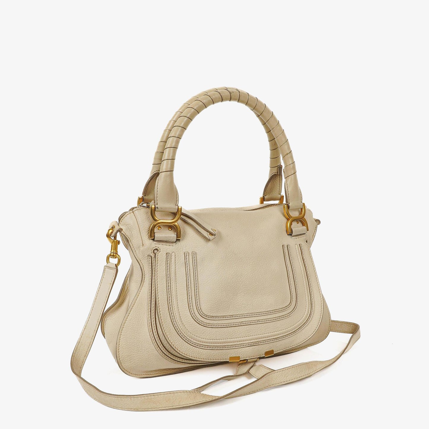 Chloé Marcie Medium Satchel aus Leder