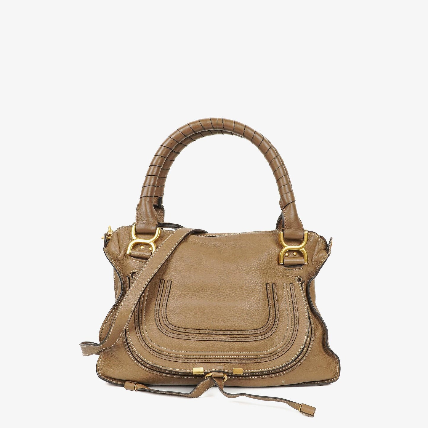 Chloé Marcie Medium Satchel aus Leder