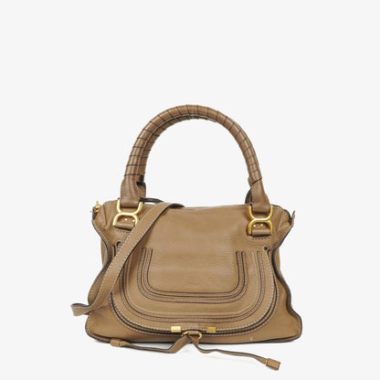 Chloé Marcie Medium Satchel aus Leder