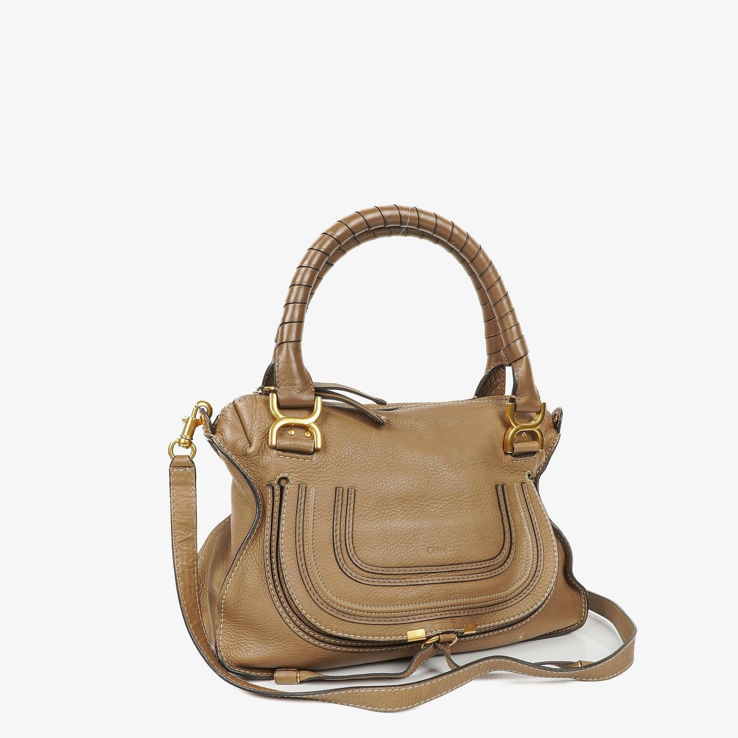 Chloé Marcie Medium Satchel aus Leder