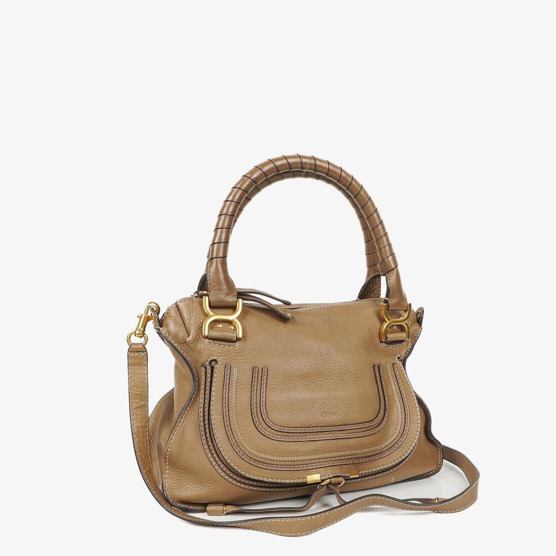 Chloé Marcie Medium Satchel aus Leder