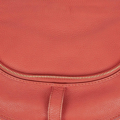 Chloé Marcie Medium Umhängetasche aus Maple Leaf Leder mit rundem Reißverschluss