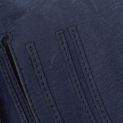 Chloe Marcie Schultertasche aus navyfarbenem Nubuk