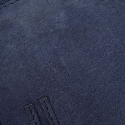 Chloe Marcie Schultertasche aus navyfarbenem Nubuk