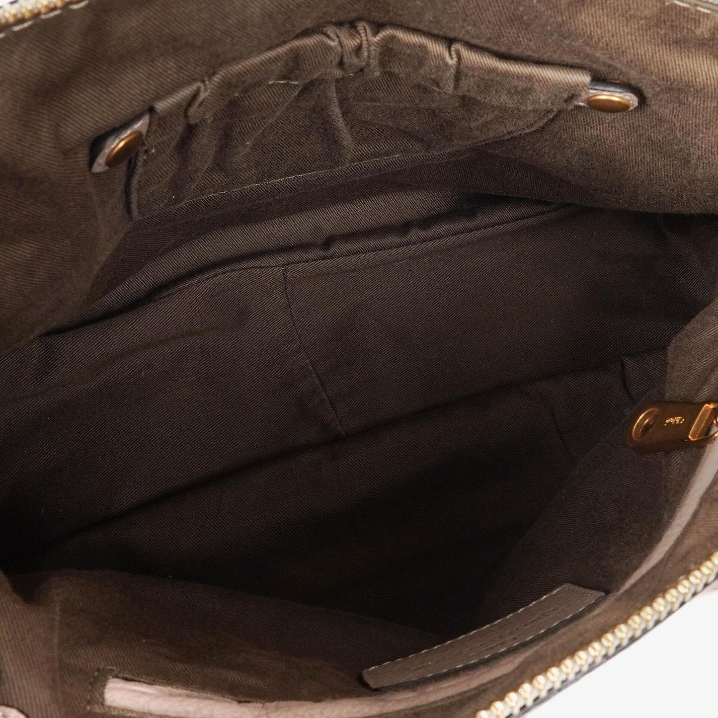 Chloé Marcie Schultertasche aus Leder in Rhino/Dunkel Odalisque Pink