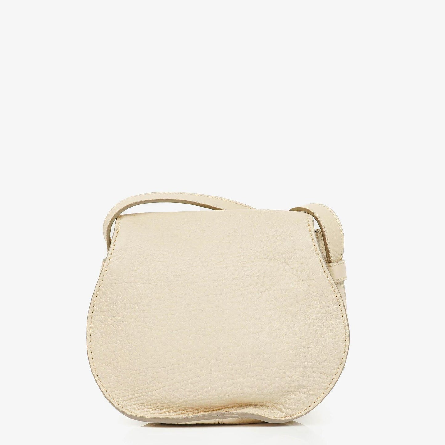 Chloé Marcie Sweet Satteltasche aus beigem Leder zum Umhängen