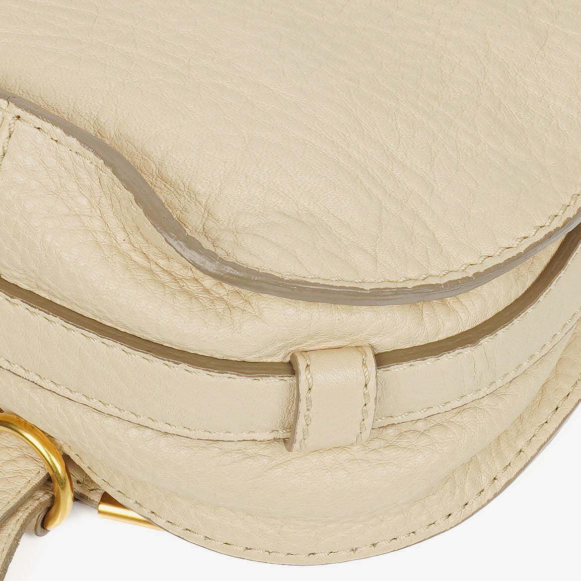 Chloé Marcie Sweet Satteltasche aus beigem Leder zum Umhängen