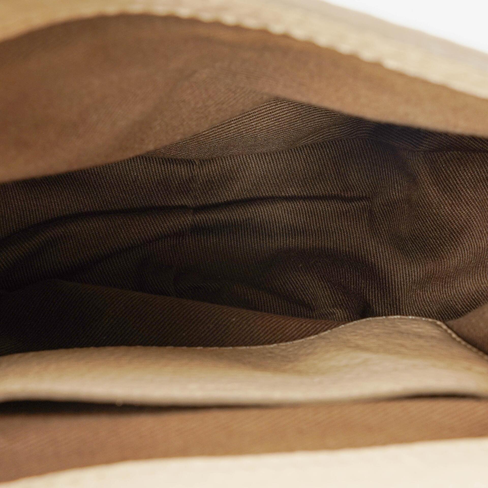 Chloé Marcie Sweet Satteltasche aus beigem Leder zum Umhängen