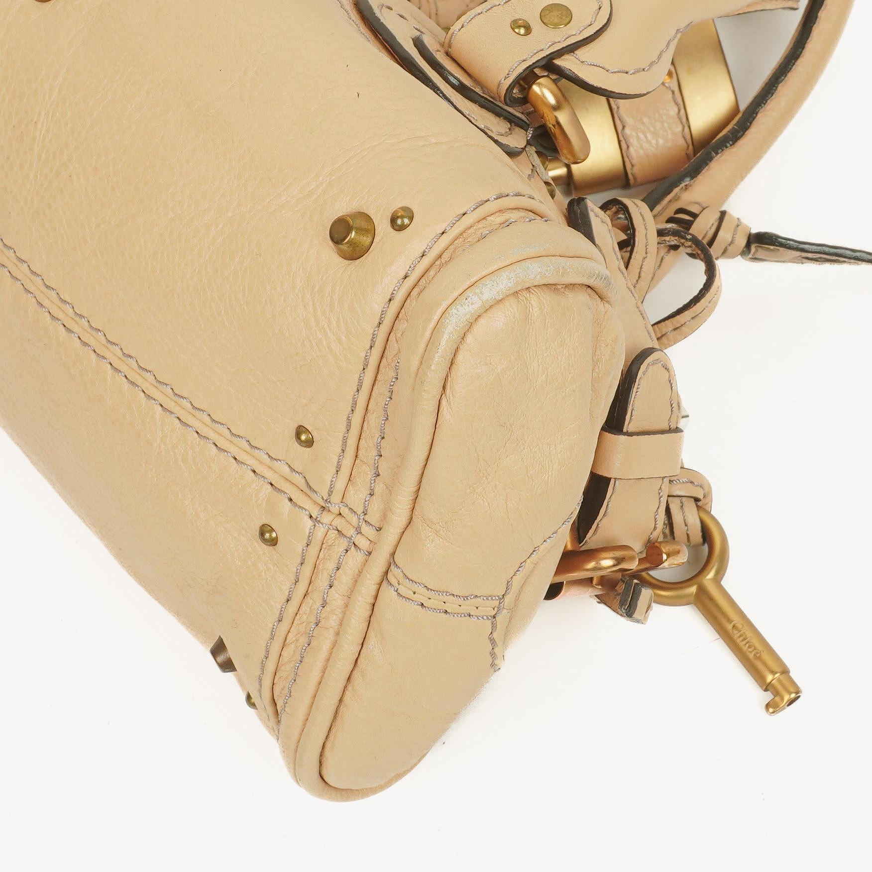 Chloé Paddington Satchel Tasche in Beige