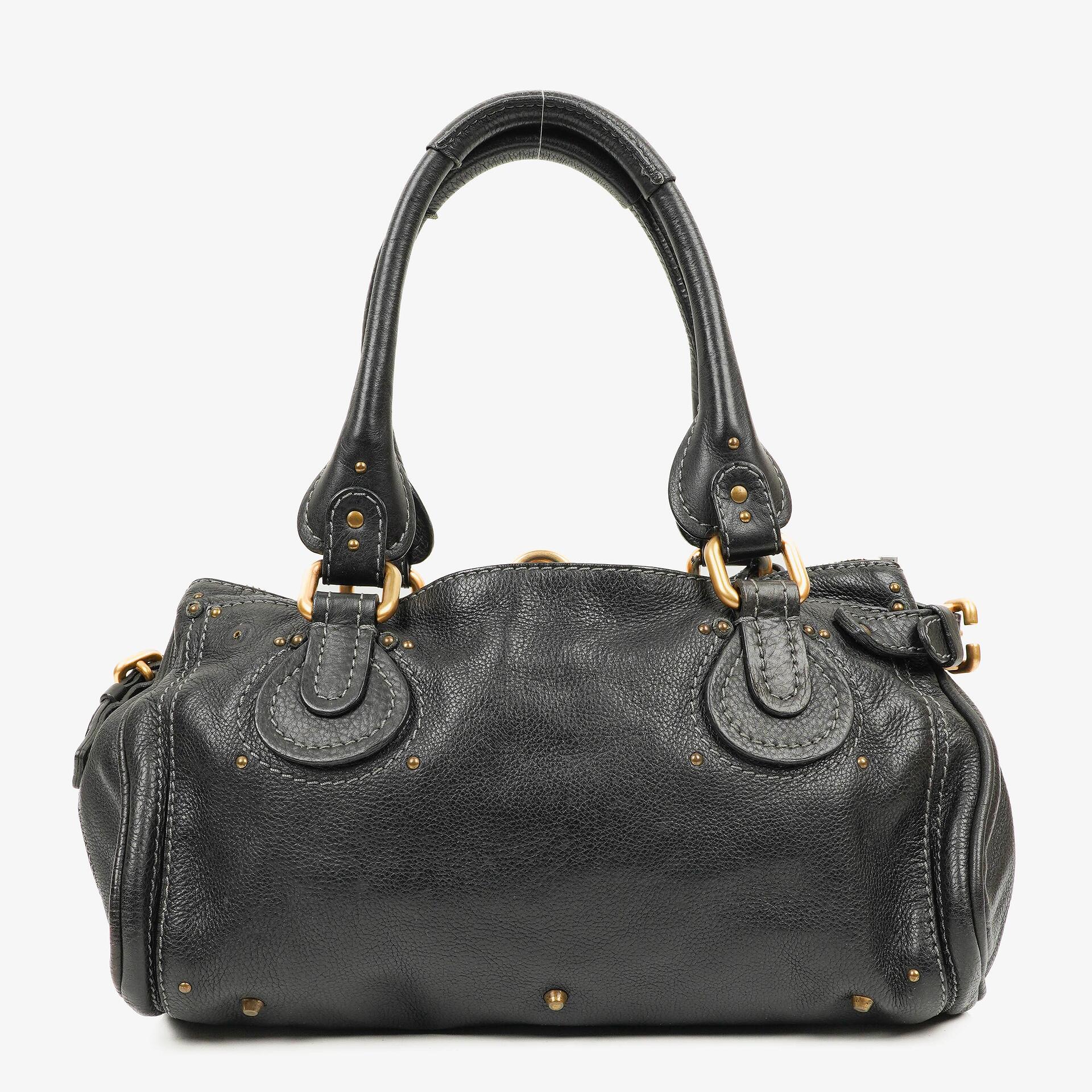 Chloe Paddington Aktentasche Schwarz Kalbsleder