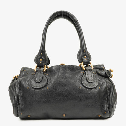 Chloe Paddington Aktentasche Schwarz Kalbsleder