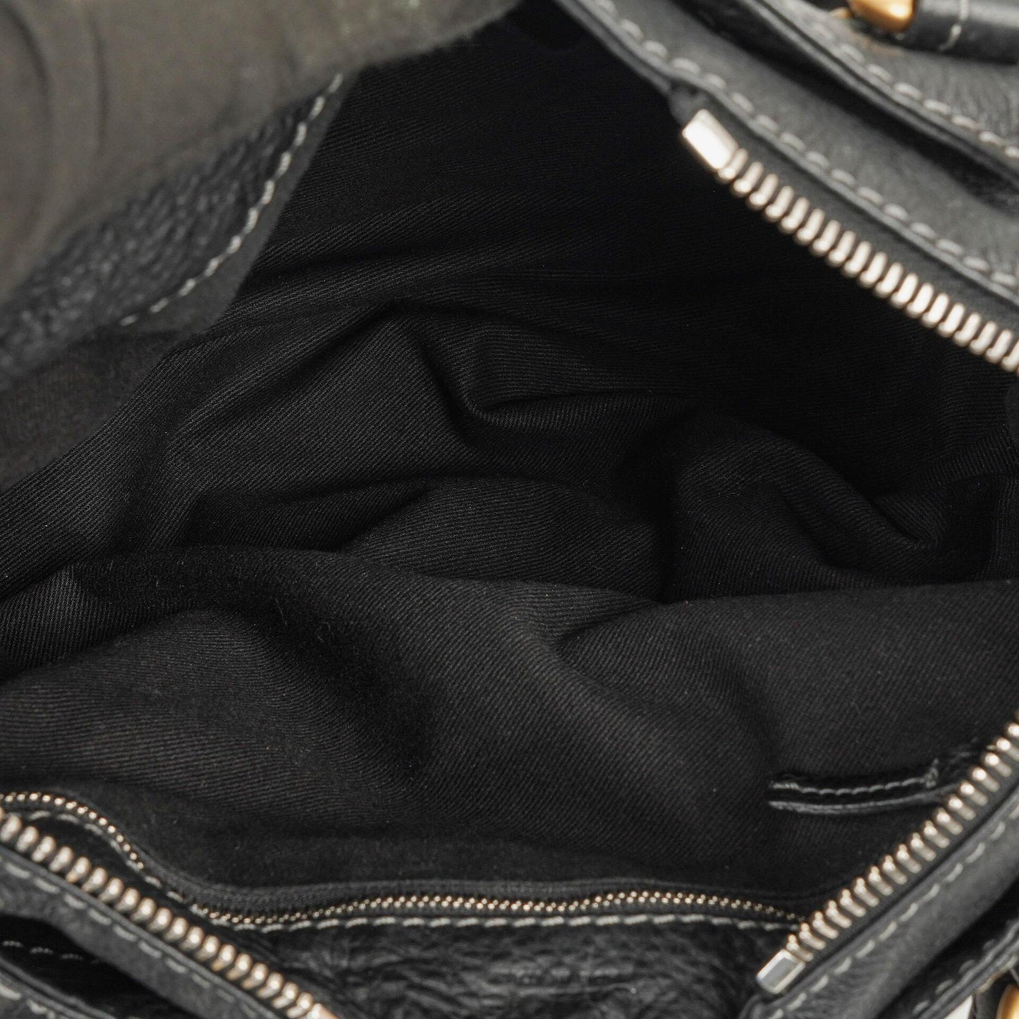 Chloe Paddington Aktentasche Schwarz Kalbsleder