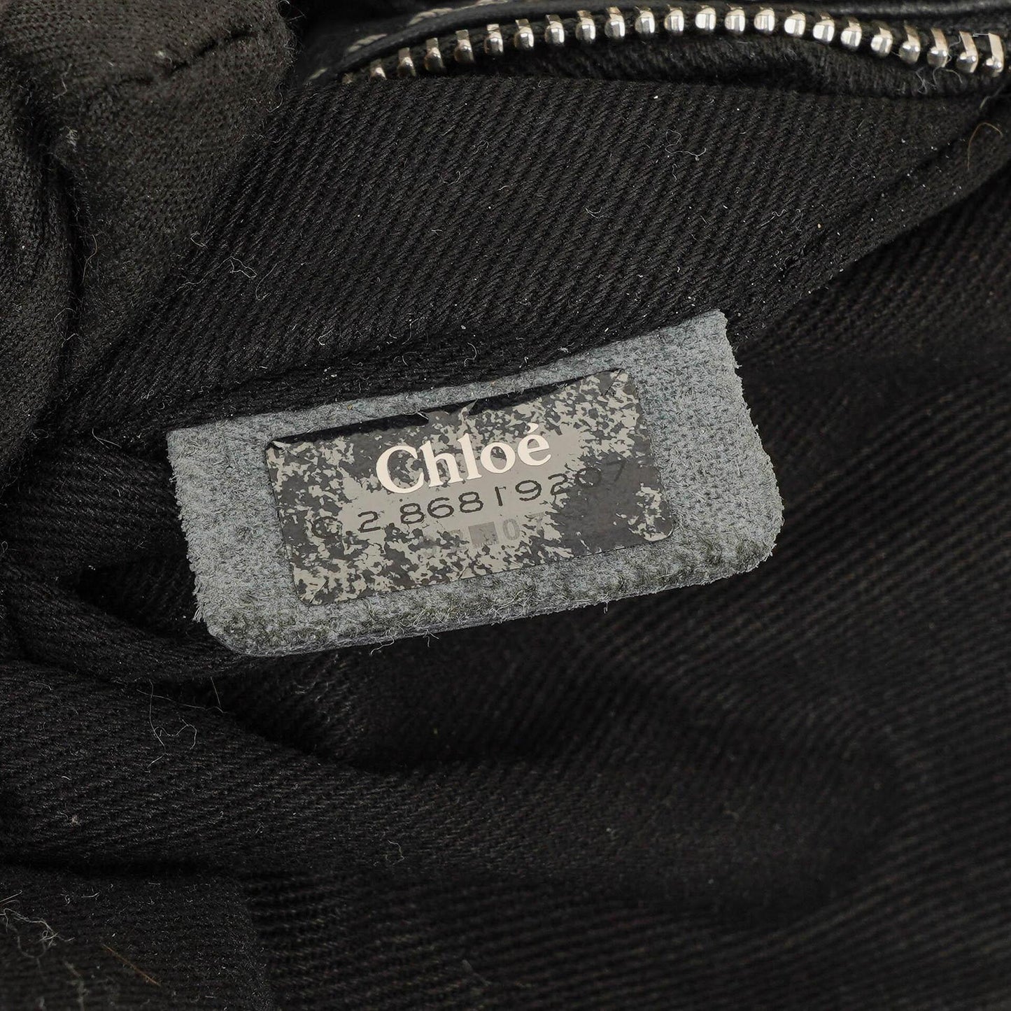 Chloe Paddington Aktentasche Schwarz Kalbsleder