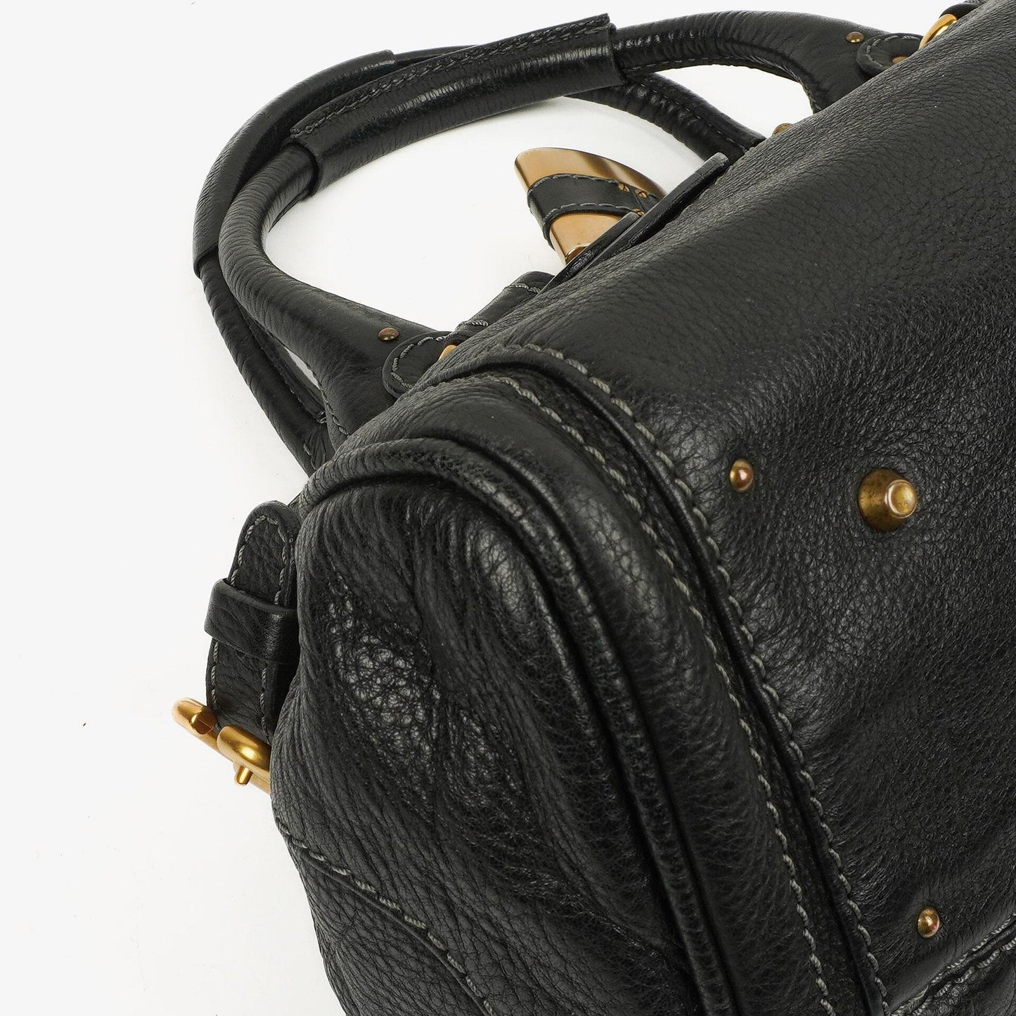 Chloe Paddington Aktentasche Schwarz Kalbsleder