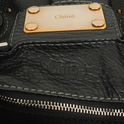 Chloe Paddington Aktentasche Schwarz Kalbsleder