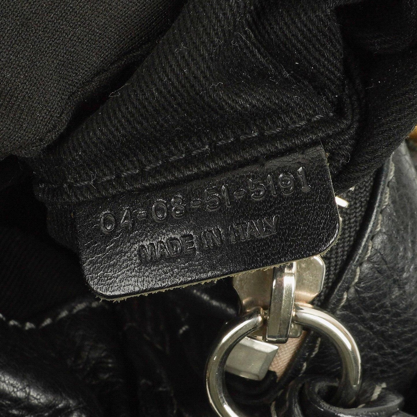 Chloe Paddington Aktentasche Schwarz Kalbsleder