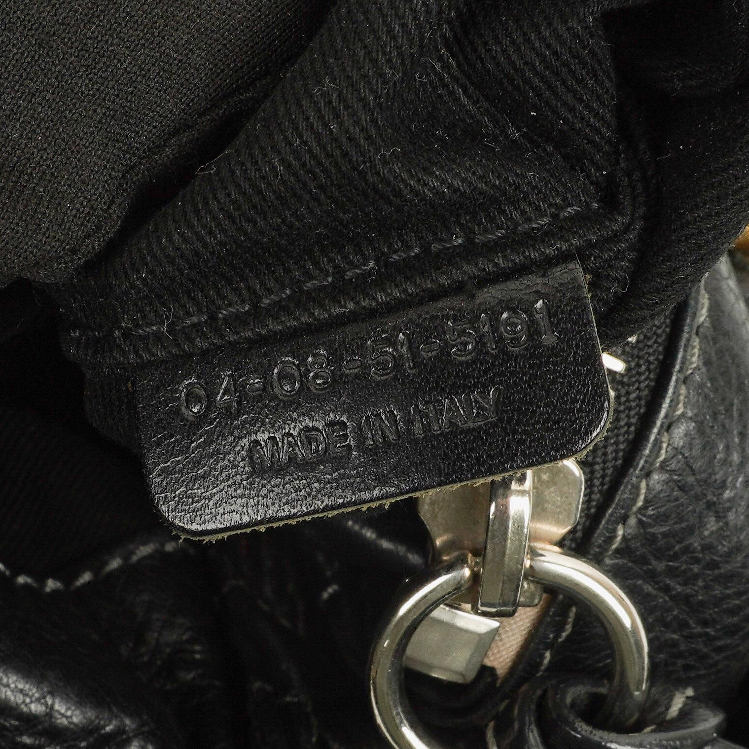 Chloe Paddington Aktentasche Schwarz Kalbsleder