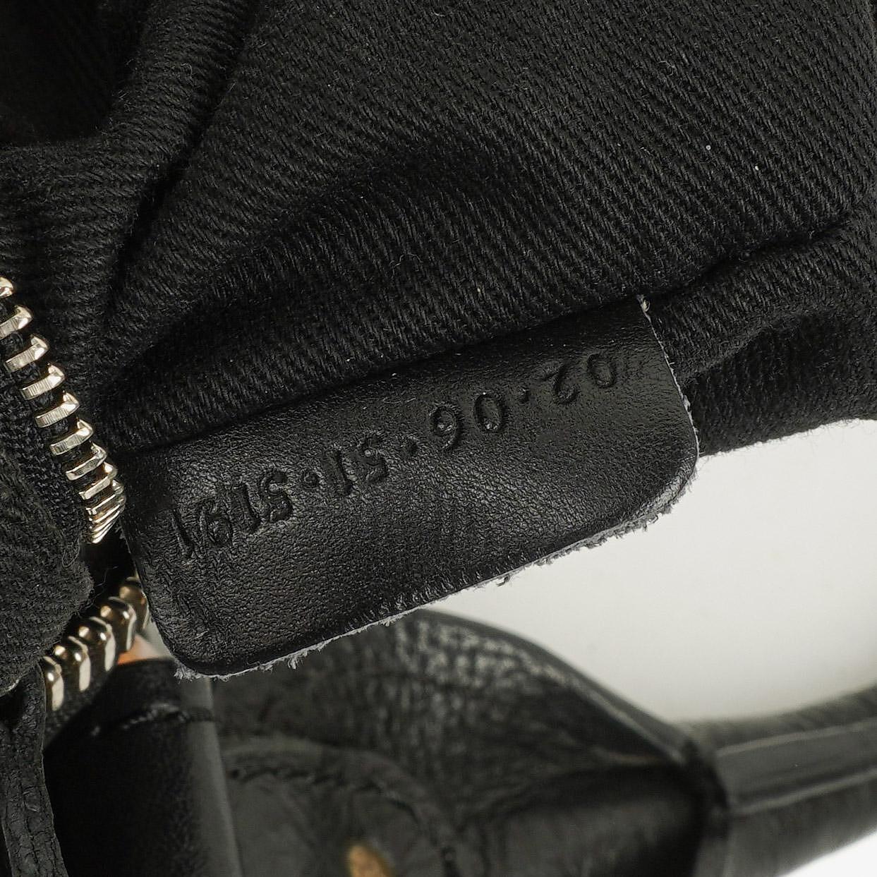 Chloé Paddington Satchel Tasche aus schwarzem Kalbsleder
