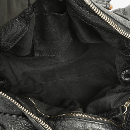 Chloé Paddington Satchel Tasche aus schwarzem Kalbsleder