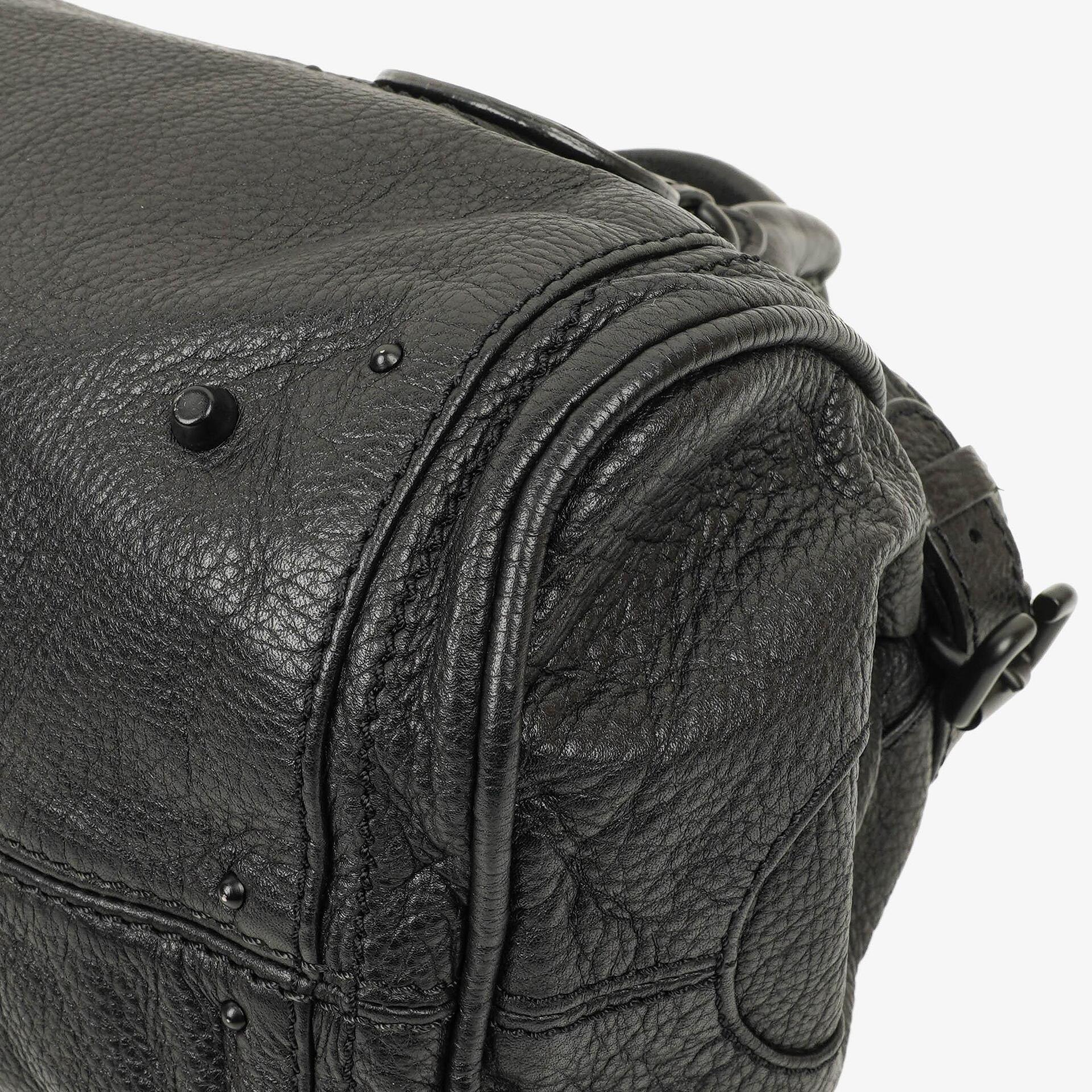 Chloe Paddington Satchel-Tasche aus schwarzem Kalbsleder